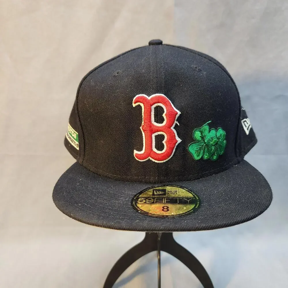 New Era 59Fifty MLB Boston Red Sox‎ Fenway Kenmore Fitted Hat Size 8